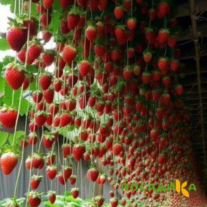 Клубника ампельная Анастасия купить по цене от 370р. в интернет-магазине «Посадика» с доставкой почтой в в Лихославлье и по всей России – [изображение №1].